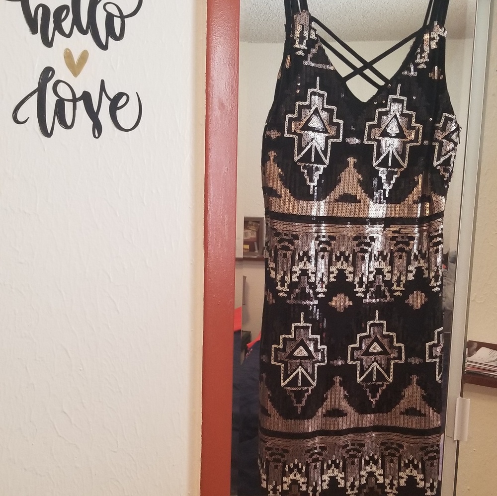 Sequined Party Dress